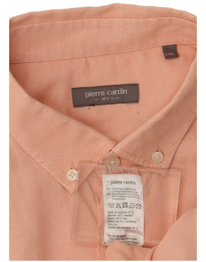Cămașă pentru bărbați Pierre Cardin 2XL bumbac roz