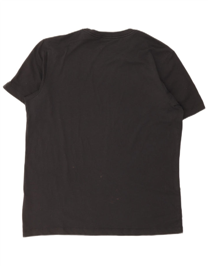 Tricou Nike Dri Fit pentru bărbați Top mare din bumbac negru