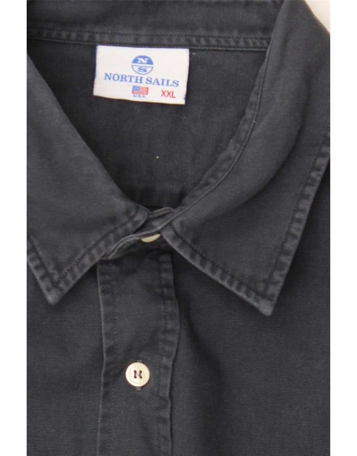 Cămașă grafică pentru bărbați North Sails 2XL, negru