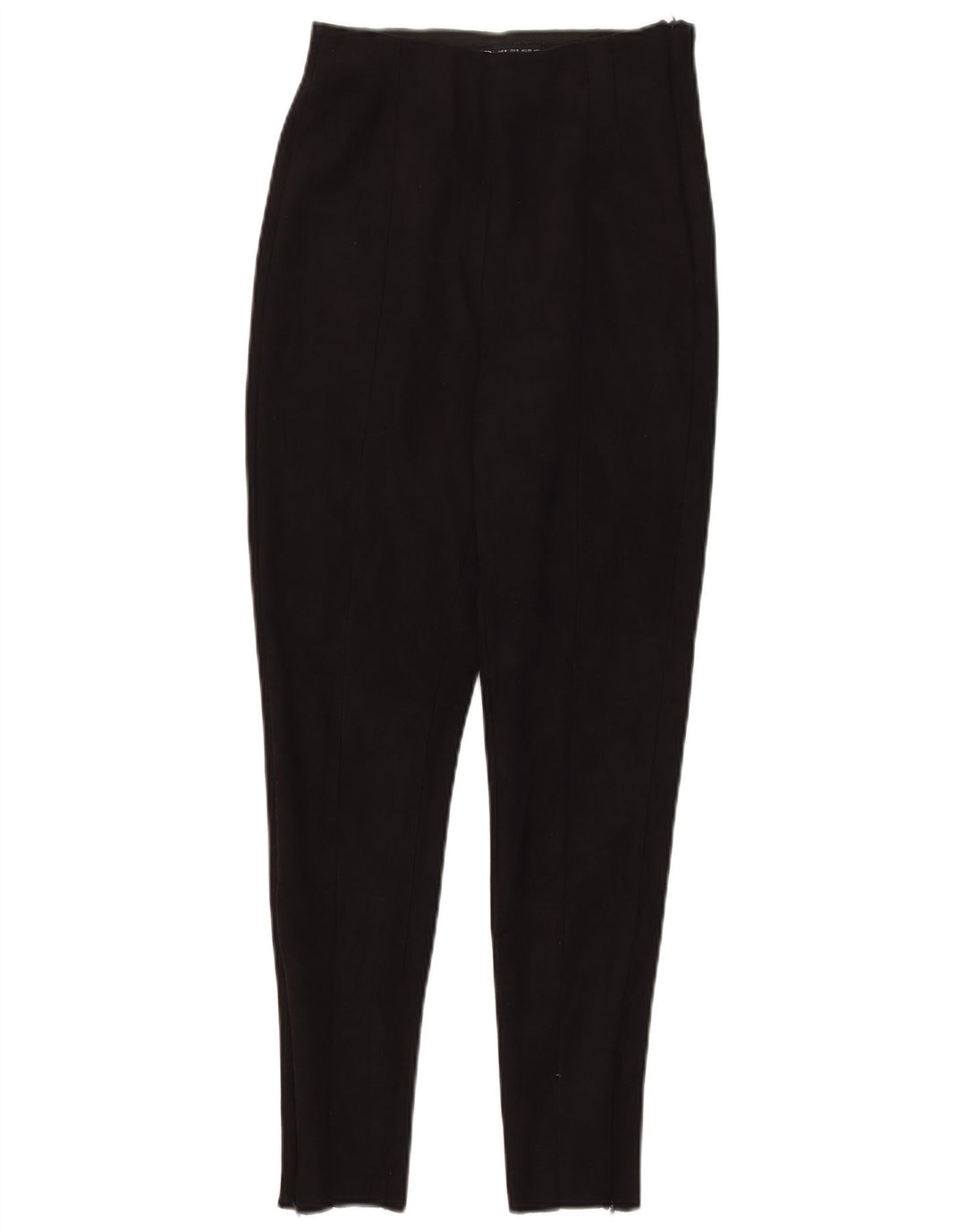 Pantaloni tăiați pentru femei Zara Medium L28 L26 Negri