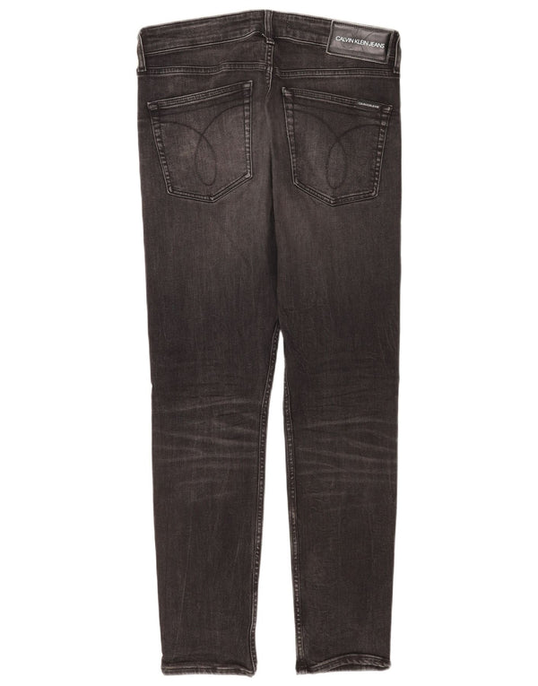 Blugi conici pentru bărbați Calvin Klein W30 L30 bumbac negru