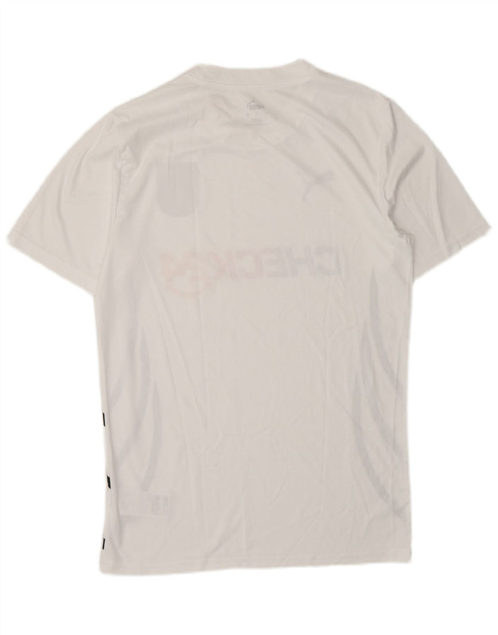 Tricou grafic Puma Deutshland pentru bărbați Top mic poliester cu dungi albe