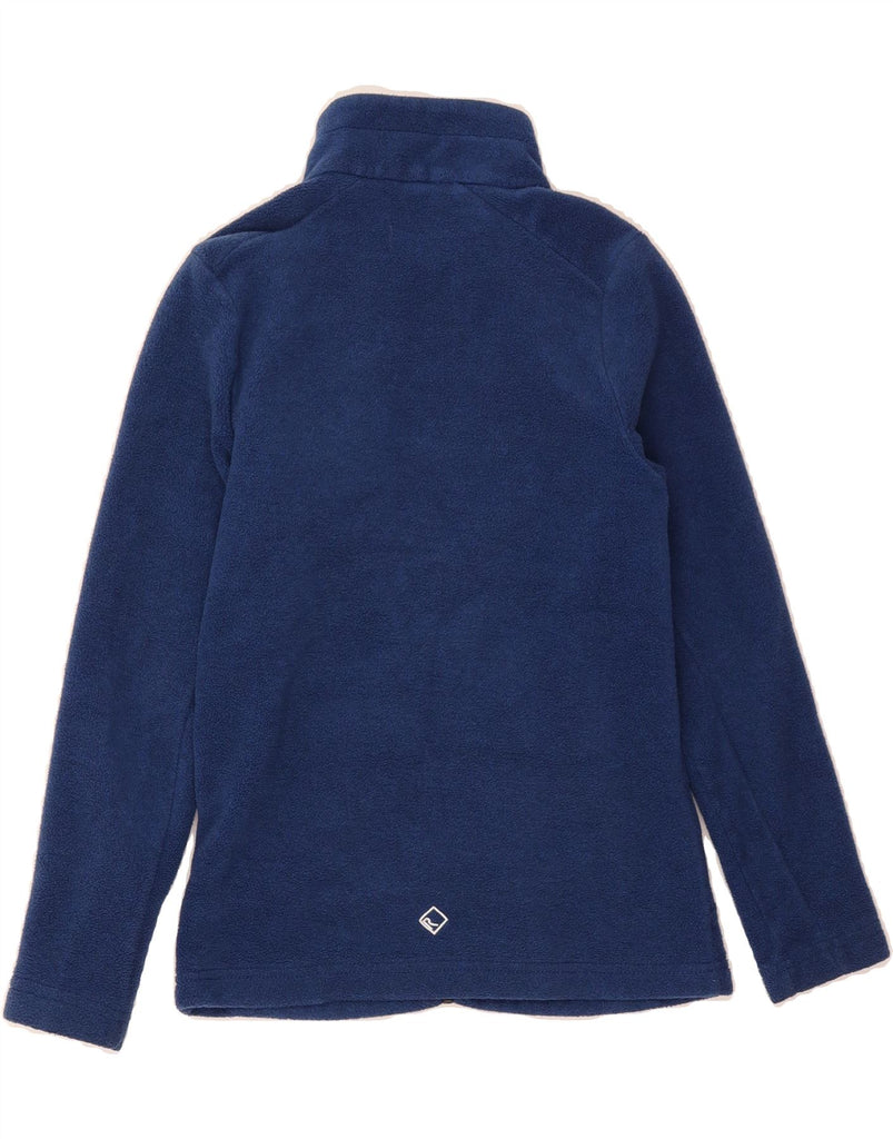 REGATTA Girls Fleece Jacket 11-12 Years Navy Blue Polyester Vintage Regatta and Second-Hand Regatta from Messina Hembry 