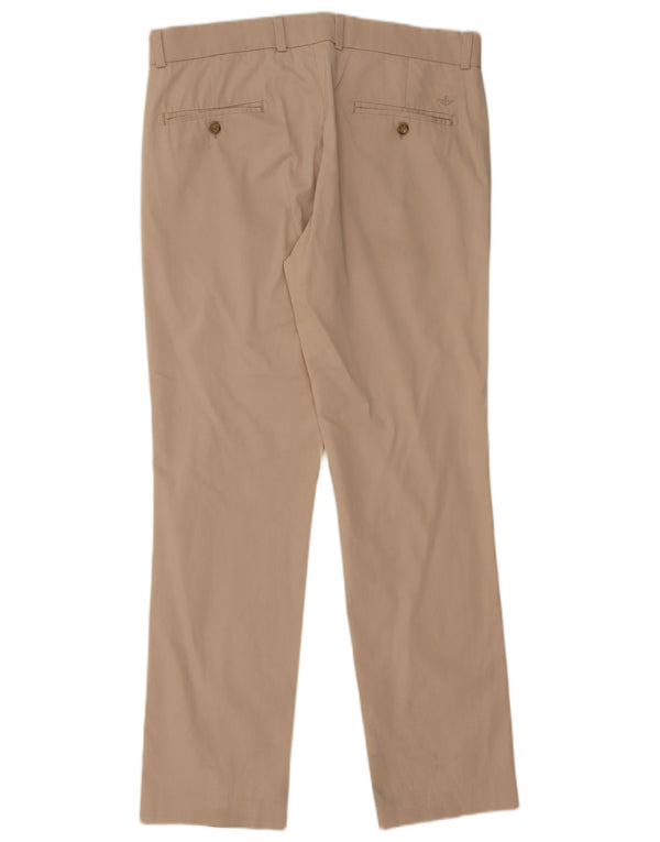 Pantaloni chino drepți pentru bărbați DOCKERS L36 L32 bumbac bej