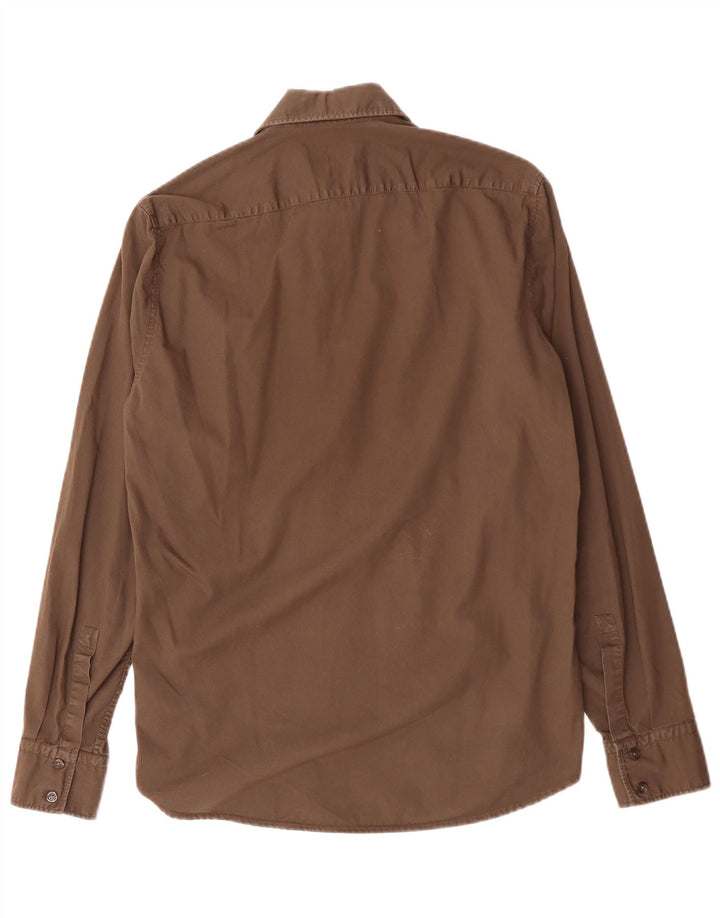 Cămașă pentru bărbați Hugo Boss Mic Maro Bumbac