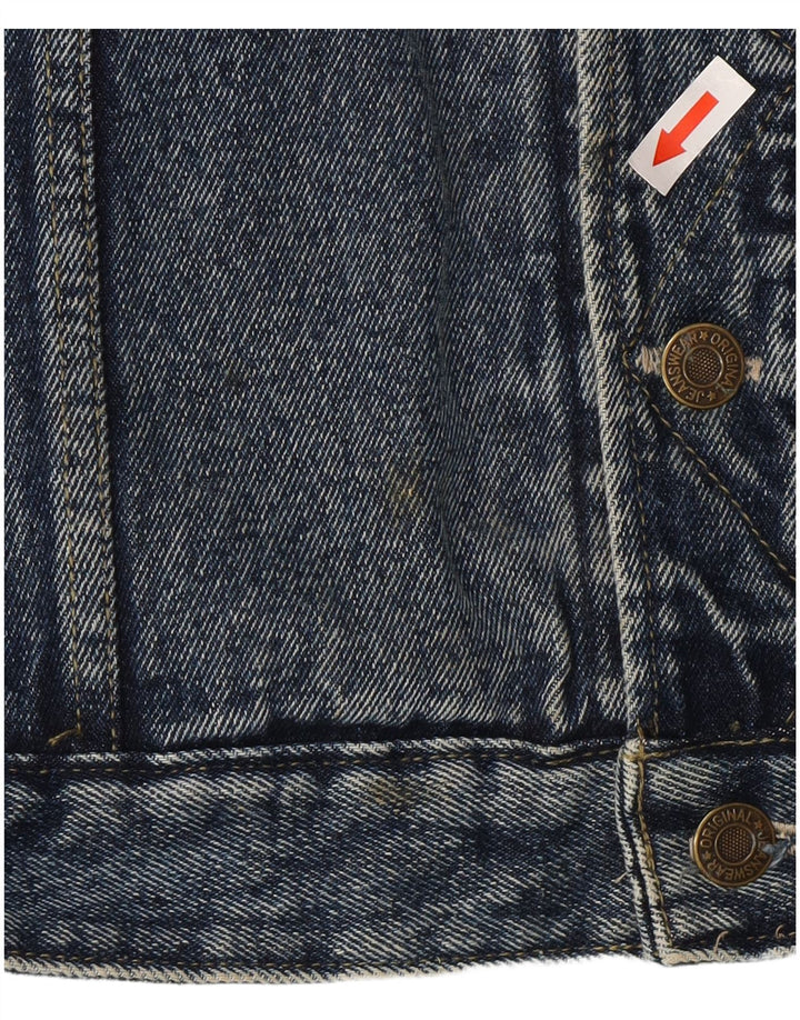 Jachetă de blugi vintage pentru bărbați UK 38 Medium Blue