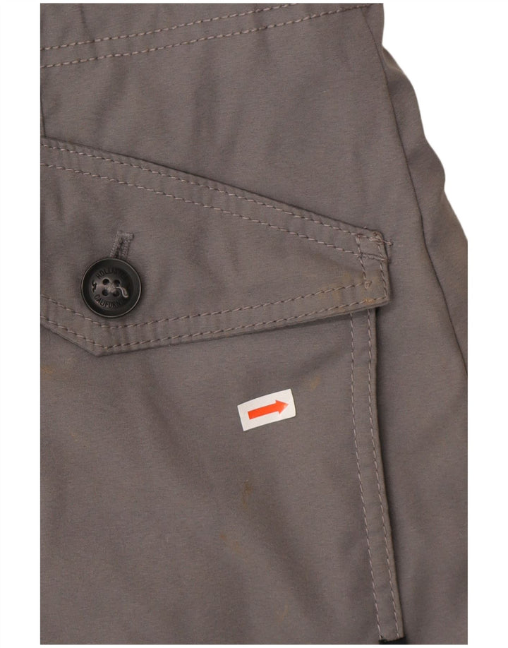 Jachetă Parka Sherpa pentru femei Hollister UK 14 Medium Gri Poliester
