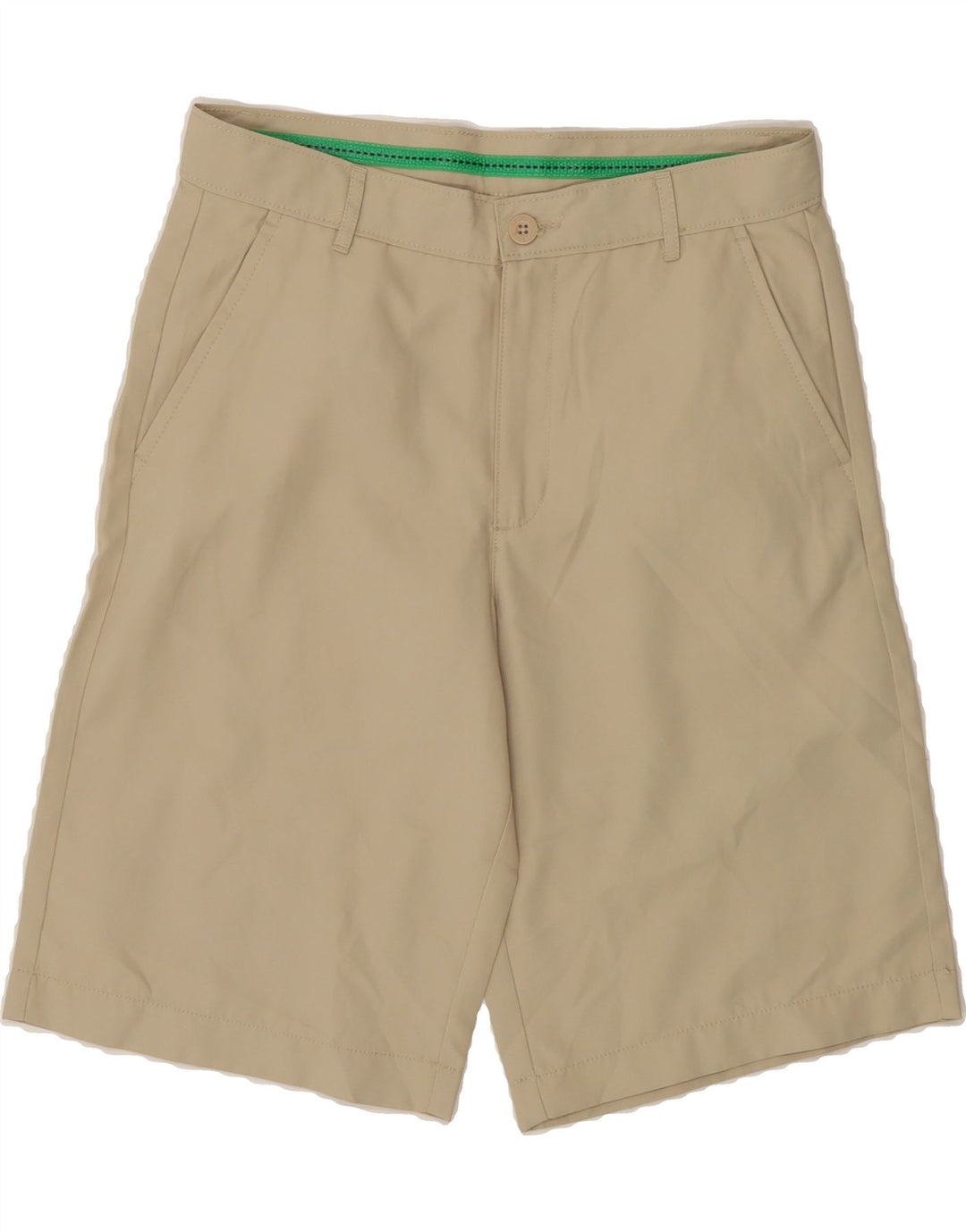 IZOD Boys Golf Chino Shorts 15-16 Years W30 Beige Polyester Vintage Izod and Second-Hand Izod from Messina Hembry 
