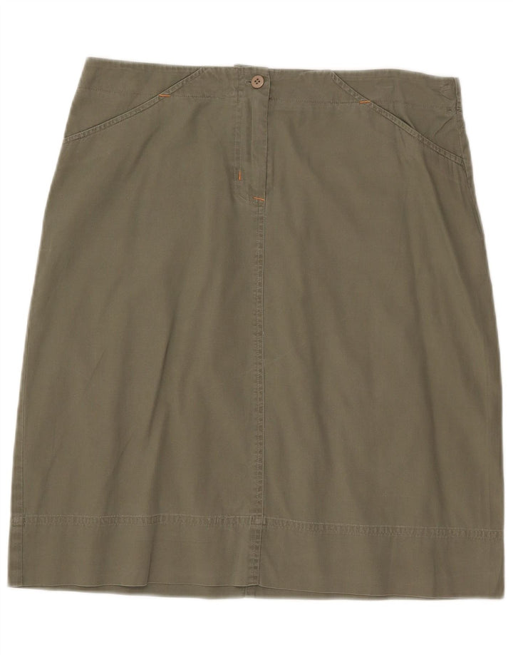 Fusta Awear pentru femei US 14 XL W33 bumbac verde