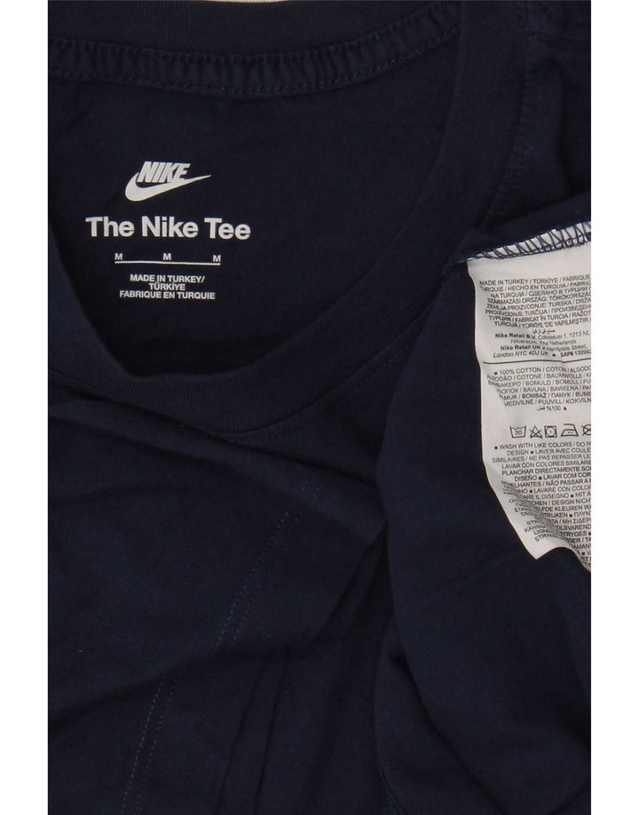 Tricou pentru bărbați Nike Top mediu din bumbac bleumarin
