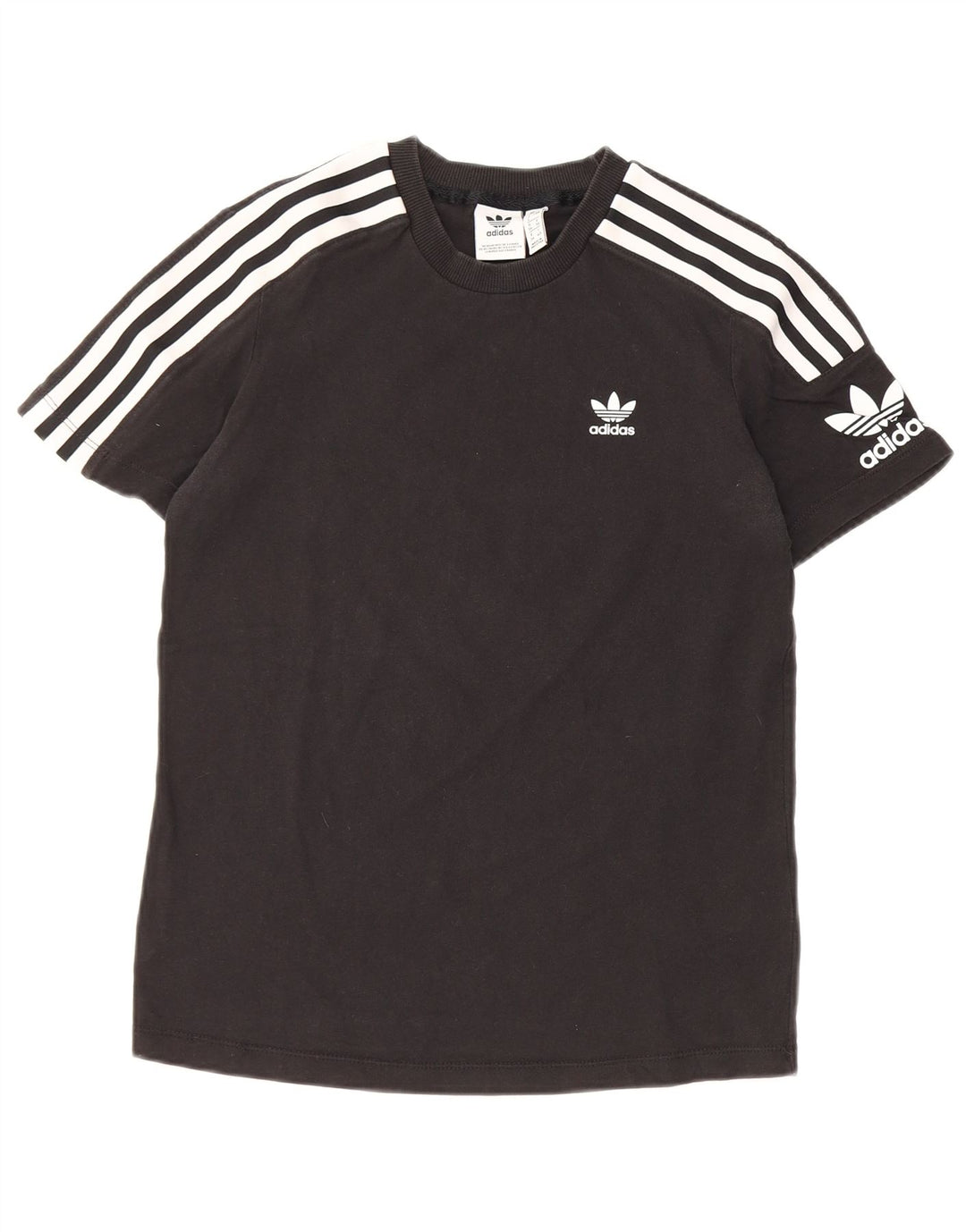 Tricou grafic ADIDAS pentru femei Top UK 8 Small Black Bumbac