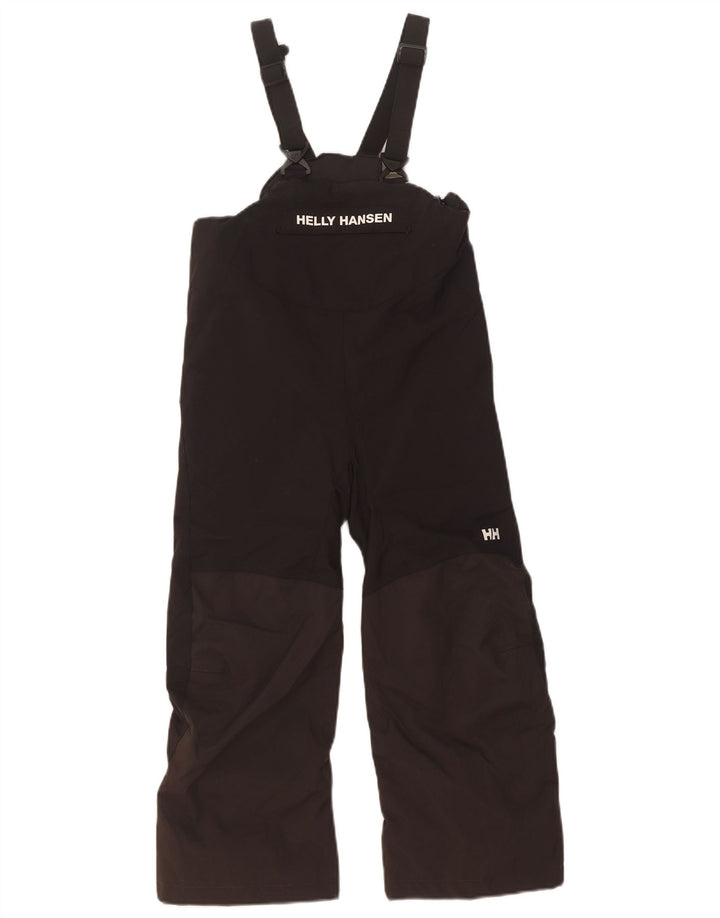 Helly Hansen Pantaloni De Schi Salopete Grafice Baieti 5-6 Ani Poliamida Neagra
