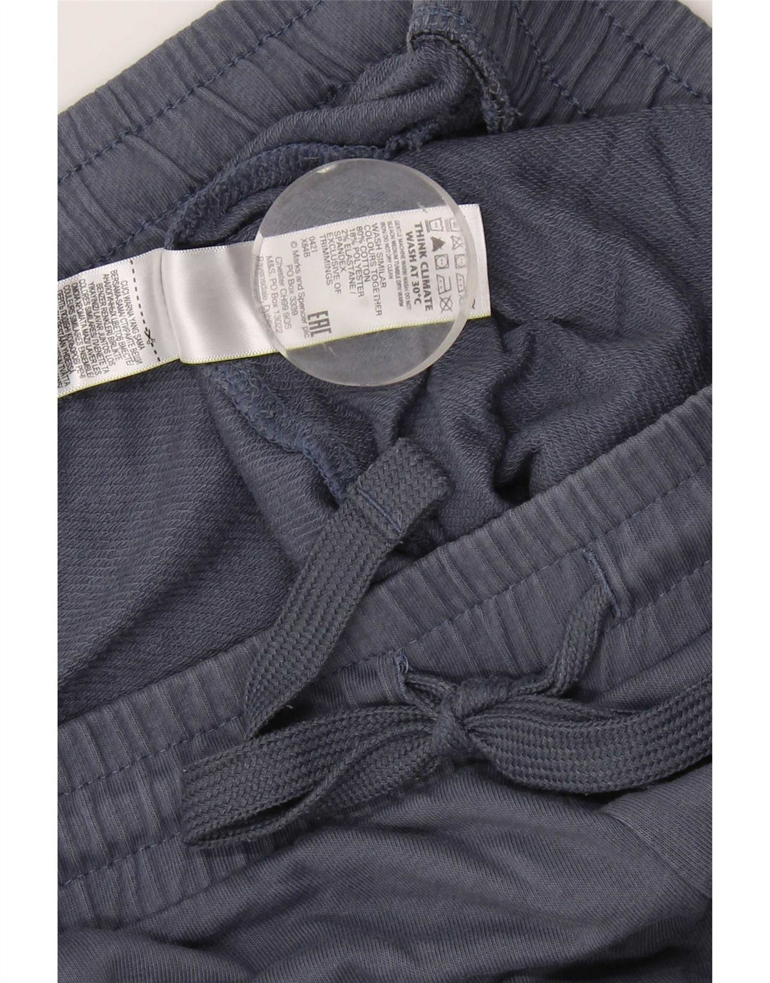 Pantaloni de trening pentru bărbați Marks & Spencer, mare, albastru, bumbac