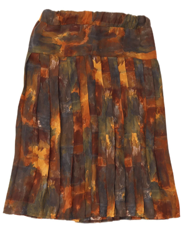 Fustă plisată Vintage pentru femei Medium W30 Multicolor Tie Dye