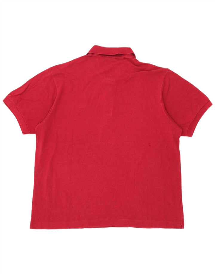 Tricou polo pentru bărbați LACOSTE Mărimea 6 XL Roșu