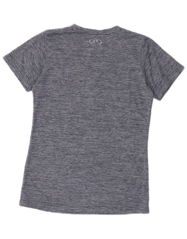 Tricou Under Armour pentru femei Heat Gear Top UK 12 Medium Bleumarin Flecked