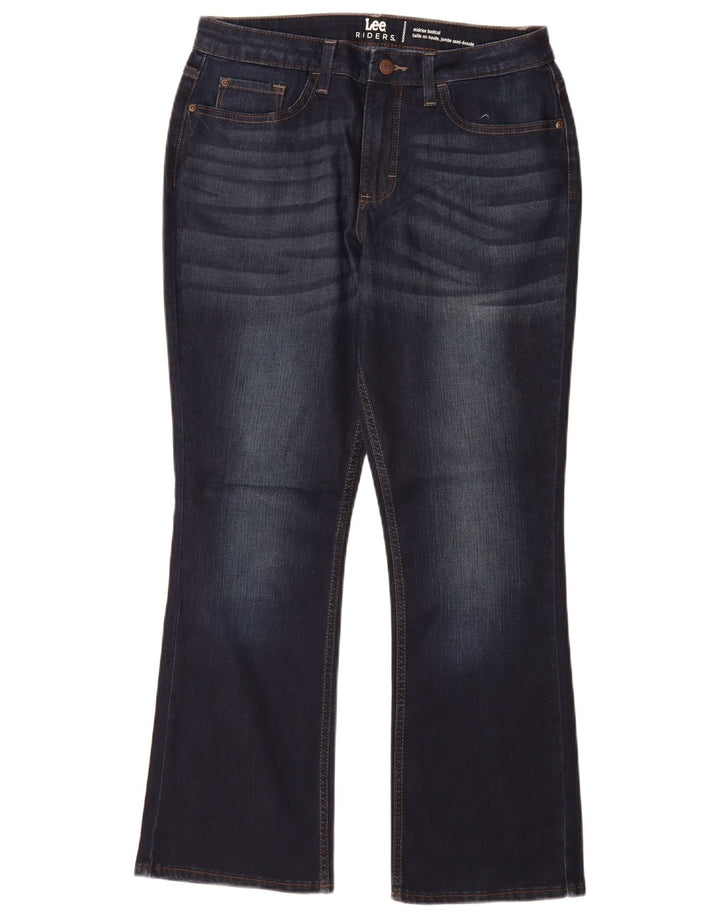 Jeans Lee Riders pentru femei cu talie medie Bootcut US 10 Large W30 L29 Bleumarin