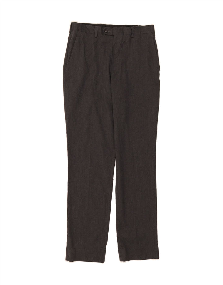 RALPH LAUREN Boys Straight Suit Trousers 15-16 Years Grey Polyester Vintage Ralph Lauren and Second-Hand Ralph Lauren from Messina Hembry 