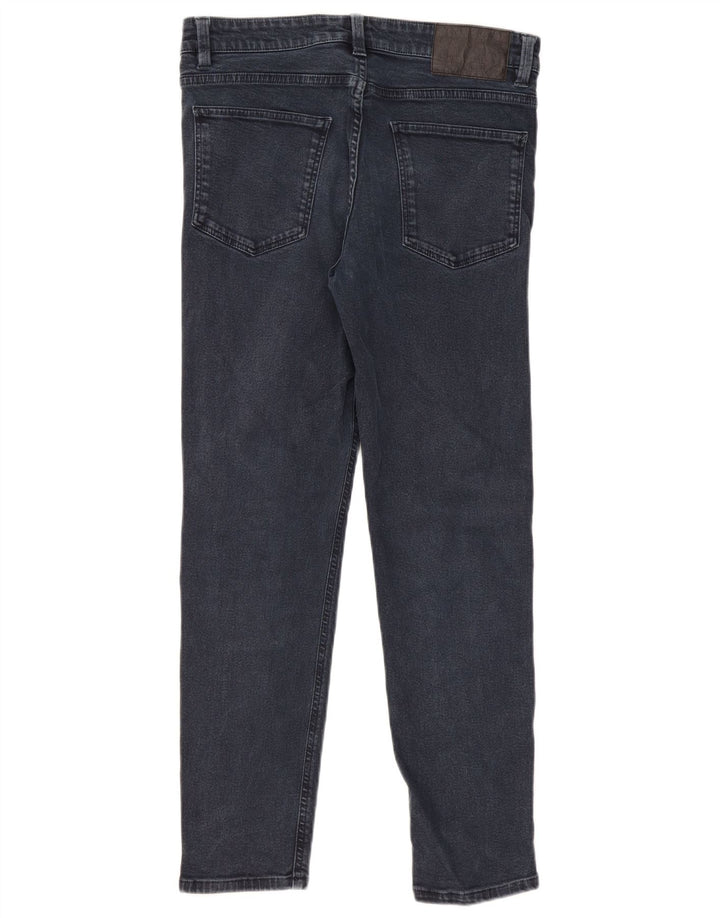 Blugi slim pentru bărbați Zara EU 42 Large W32 L29 Bleumarin