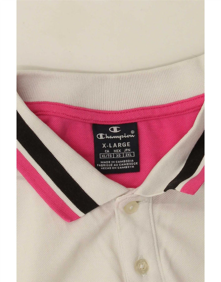 Tricou polo Champion pentru femei UK 18 XL Alb