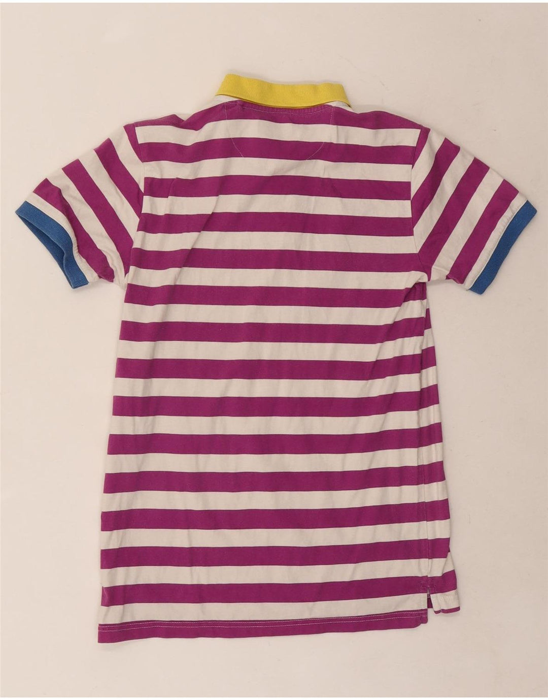 Tricou polo Invicta pentru bărbați, cu dungi violet mici