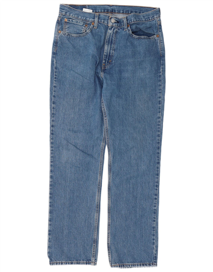 Blugi Levi's 516 Slim Straight pentru bărbați W36 L32 Bumbac albastru