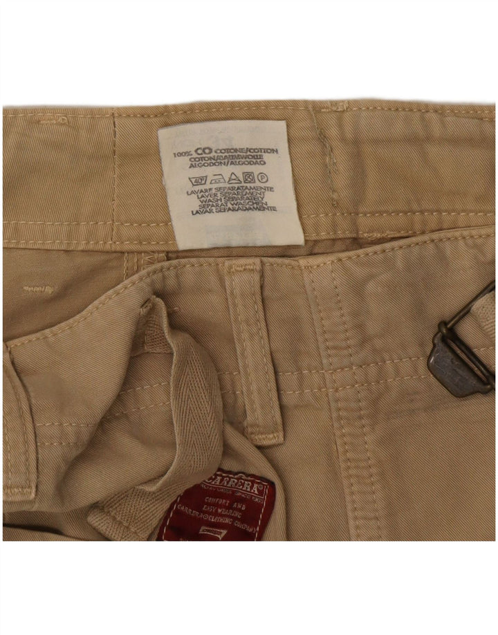 Pantaloni scurți cargo pentru bărbați Carrera IT 50 Large W34 Beige Bumbac