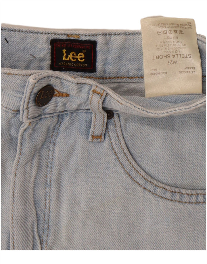 Pantaloni scurți Lee Stella Denim W27 Small Blue Bumbac