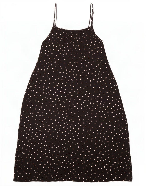 Rochie de soare pentru femei Marks & Spencer UK 14 mare, viscoză cu pete negre