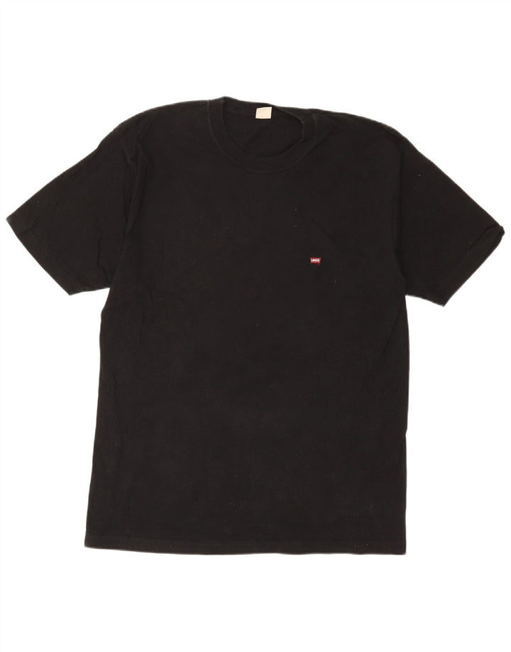 Tricou pentru bărbați LEVI'S Top mare din bumbac negru
