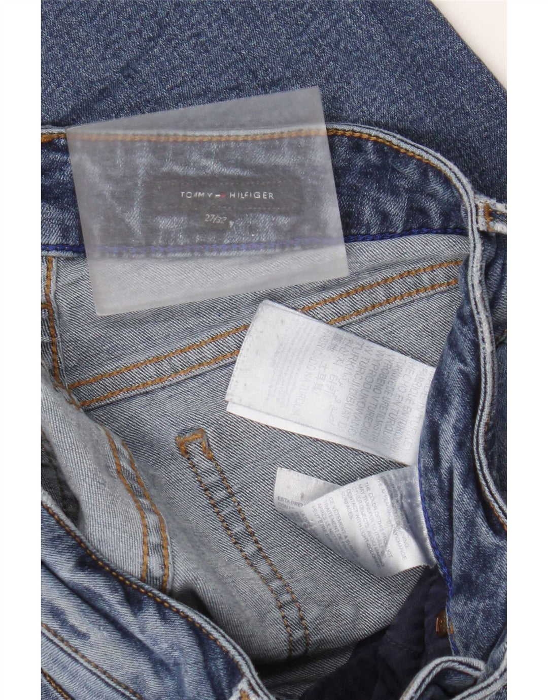 Blugi slim pentru femei Tommy Hilfiger W27 L32 bumbac albastru