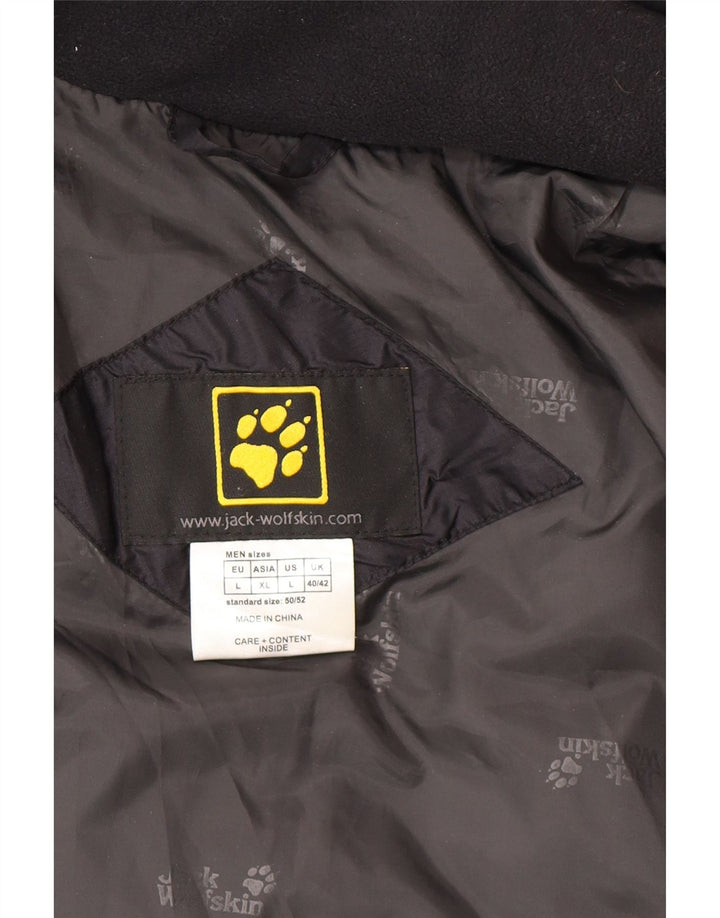 Jack Wolfskin Jachetă căptușită pentru bărbați UK 40/42 Poliester negru mare