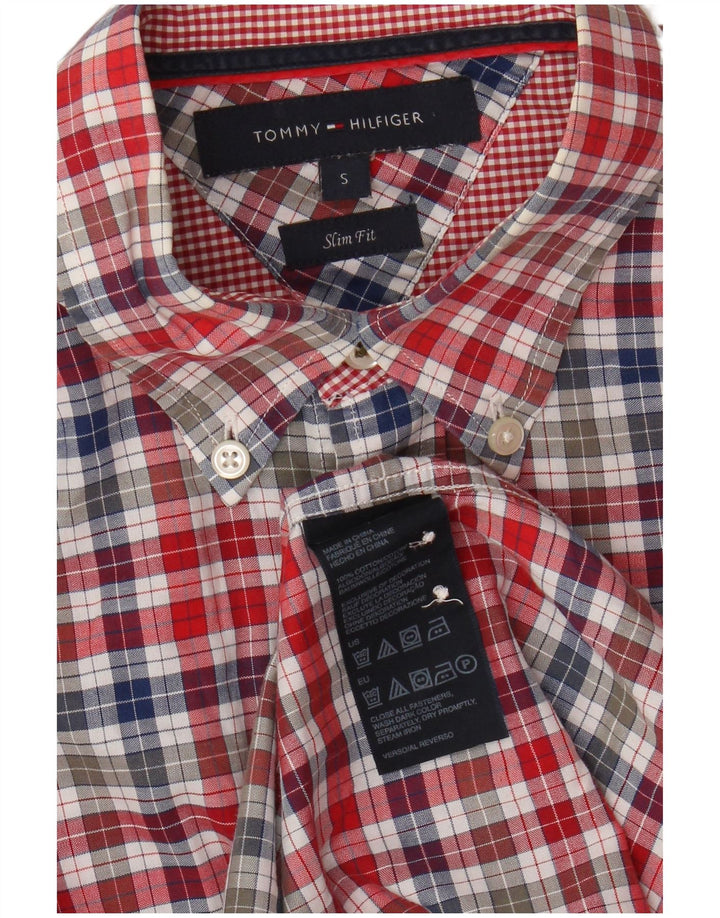 Cămașă pentru bărbați Tommy Hilfiger Slim Fit, mic, multicolor, din bumbac