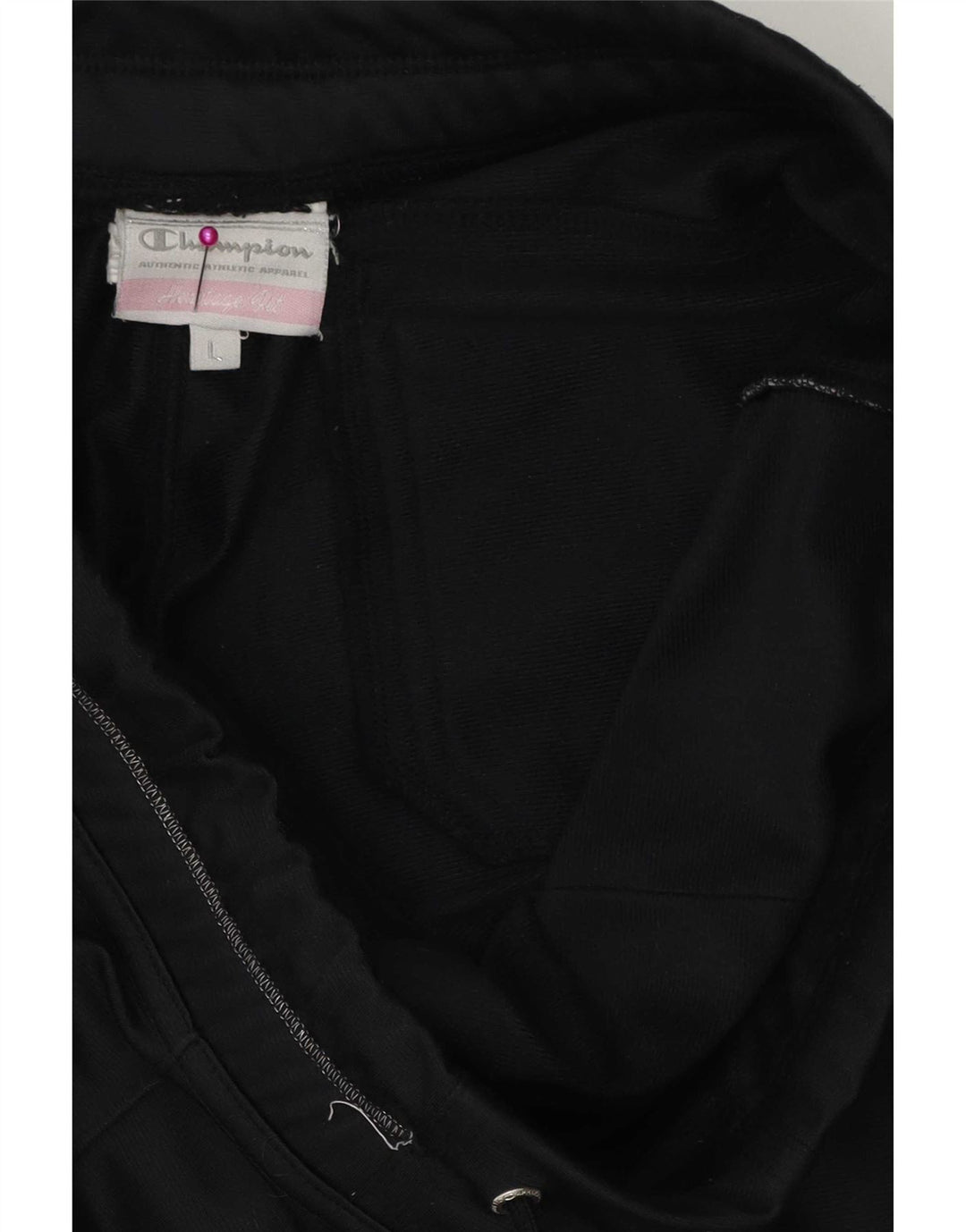 Pantaloni de trening Champion pentru femei UK 14 Poliester negru mare