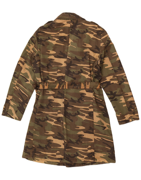 Trenci militar pentru bărbați Zara UK 42 XL Camuflaj kaki