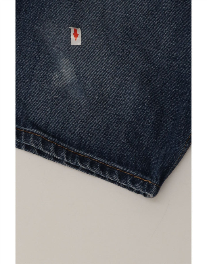 Pantaloni scurți din blugi pentru bărbați LEVI'S 502 W30, bumbac albastru mediu