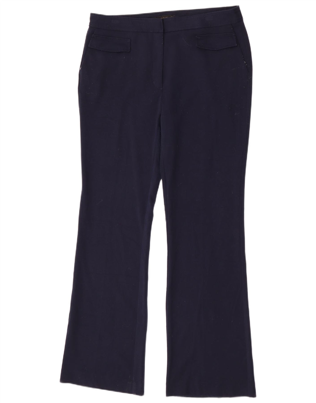 Pantaloni casual pentru femei Bootcut Zara XL W32 L34 Bleumarin Poliester