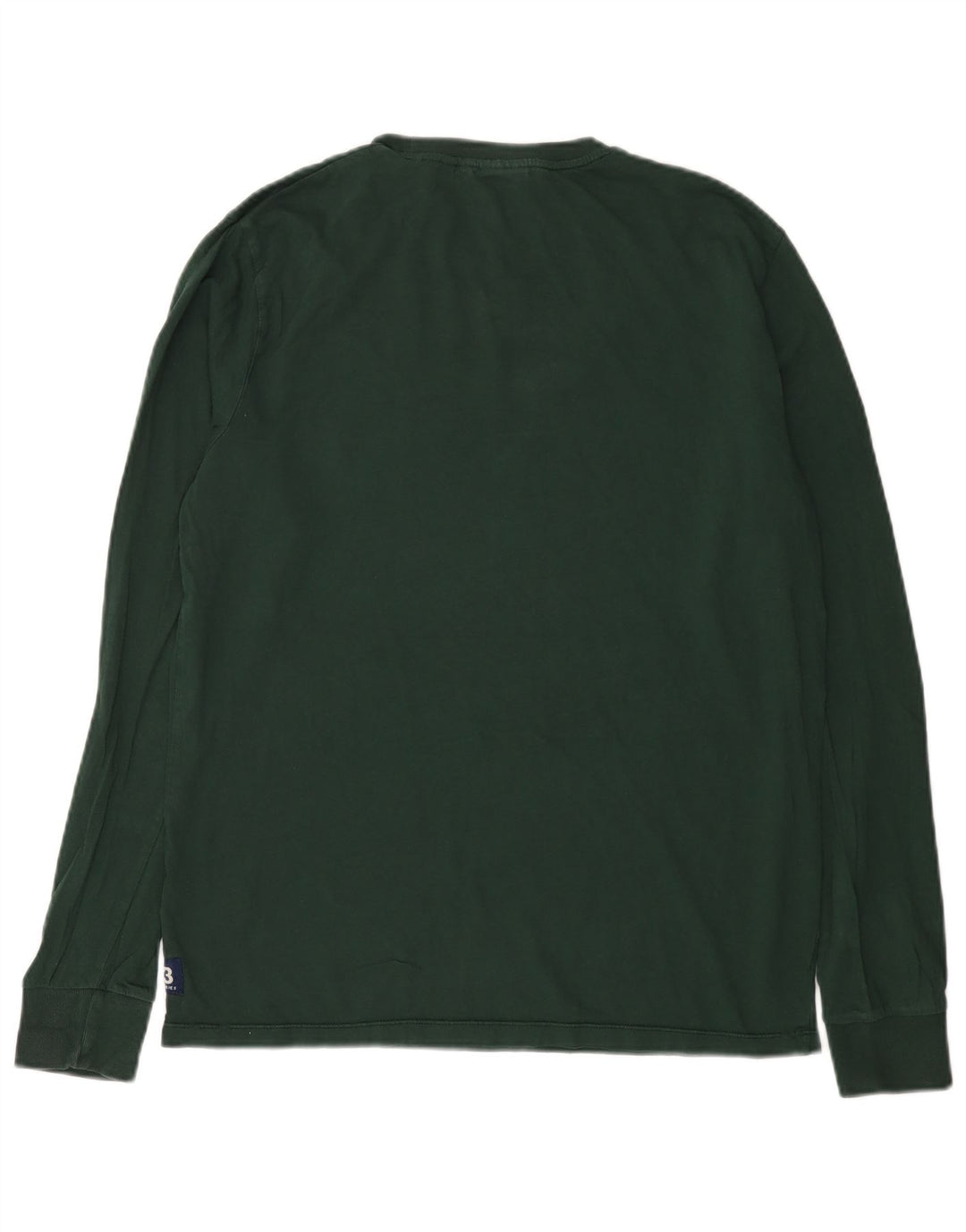 Top grafic pentru bărbați Superdry cu mânecă lungă XL, bumbac verde