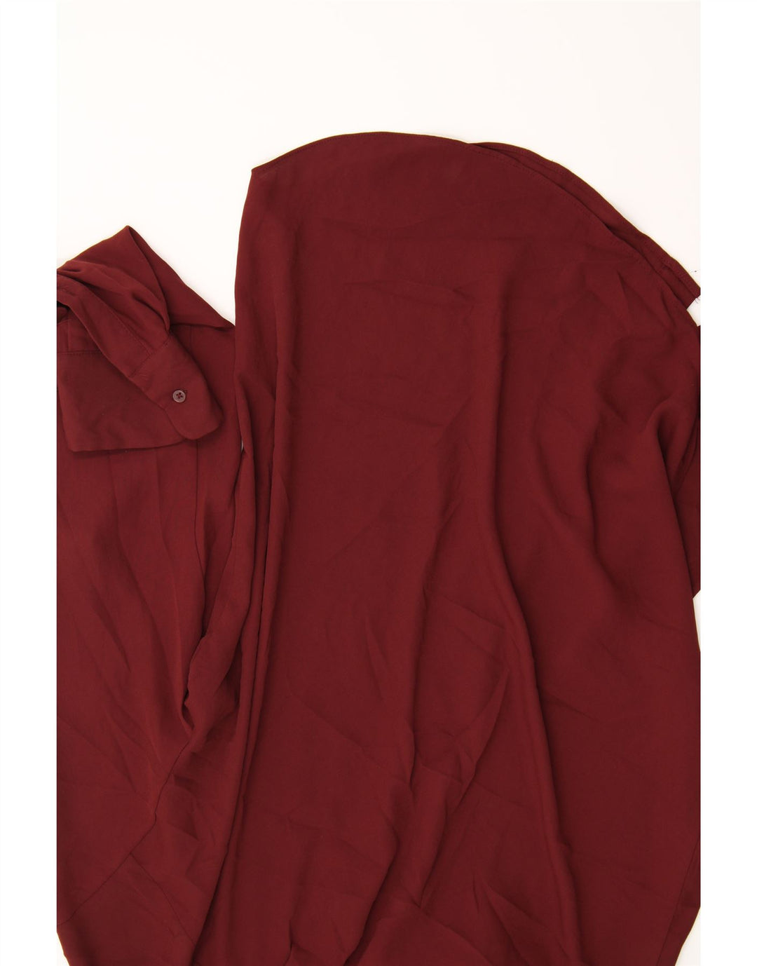 MOSSIMO Womens Shirt Blouse UK 14 Medium Red Polyester Vintage Mossimo and Second-Hand Mossimo from Messina Hembry 