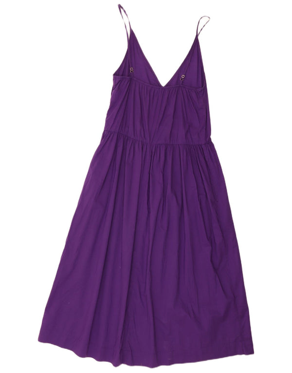 Rochie de soare Benetton pentru femei UK 6 XS Purple Bumbac