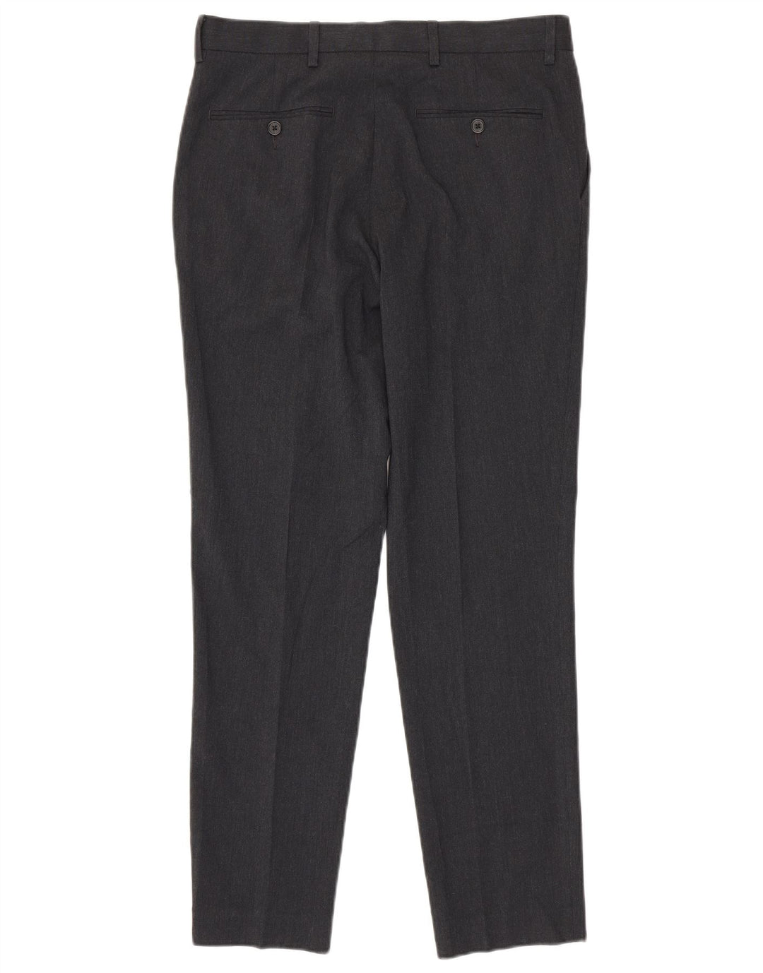Pantaloni de costum subțiri pentru bărbați Marks & Spencer L32 L31 poliester gri