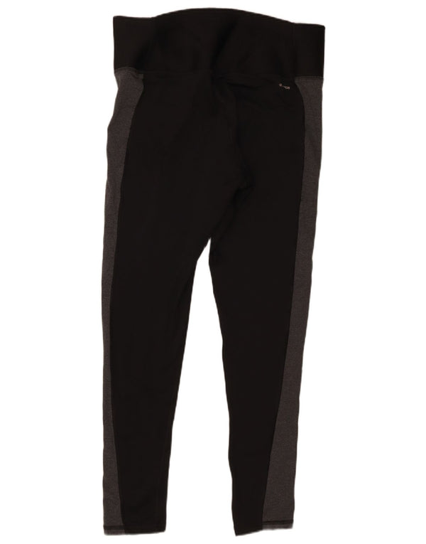 Leggings pentru femei Champion UK 18 XL, poliester color bloc negru