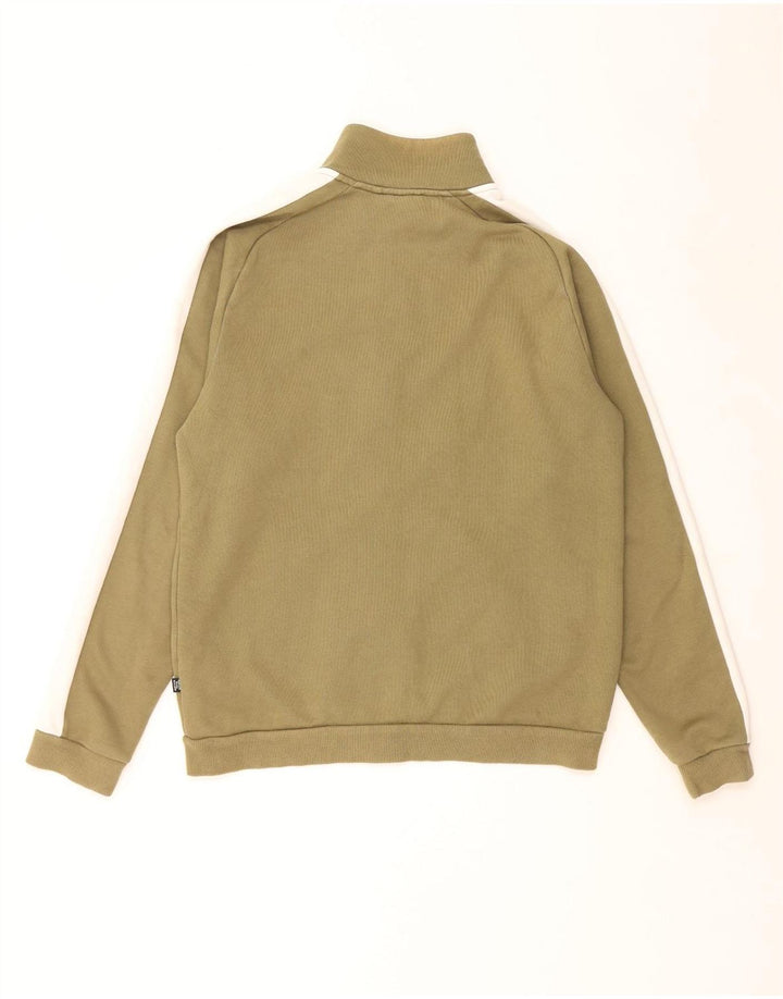 Trening complet Puma pentru bărbați, bumbac color bloc mediu kaki