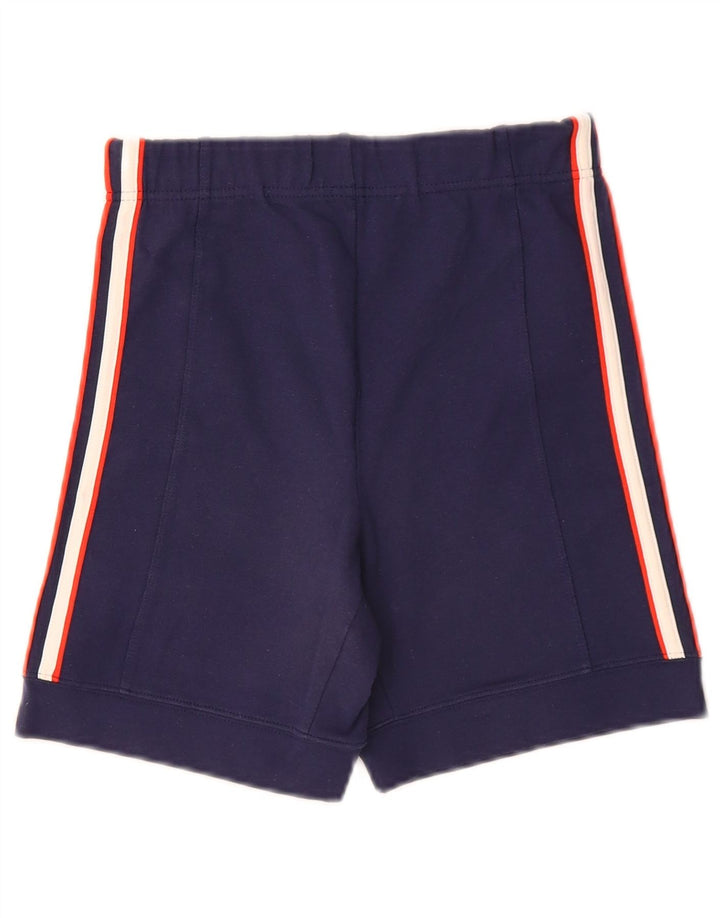 Pantaloni scurți sport Adidas pentru femei UK 12 Medium Bleumarin Bumbac