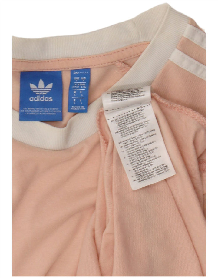 Tricou pentru bărbați Adidas Top mare bumbac roz
