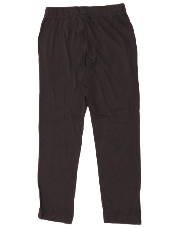 Pantaloni de trening pentru bărbați CHAMPION, bumbac mediu negru