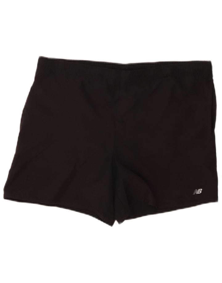 NEW BALANCE Womens Swimming Shorts UK 14 Medium  Black