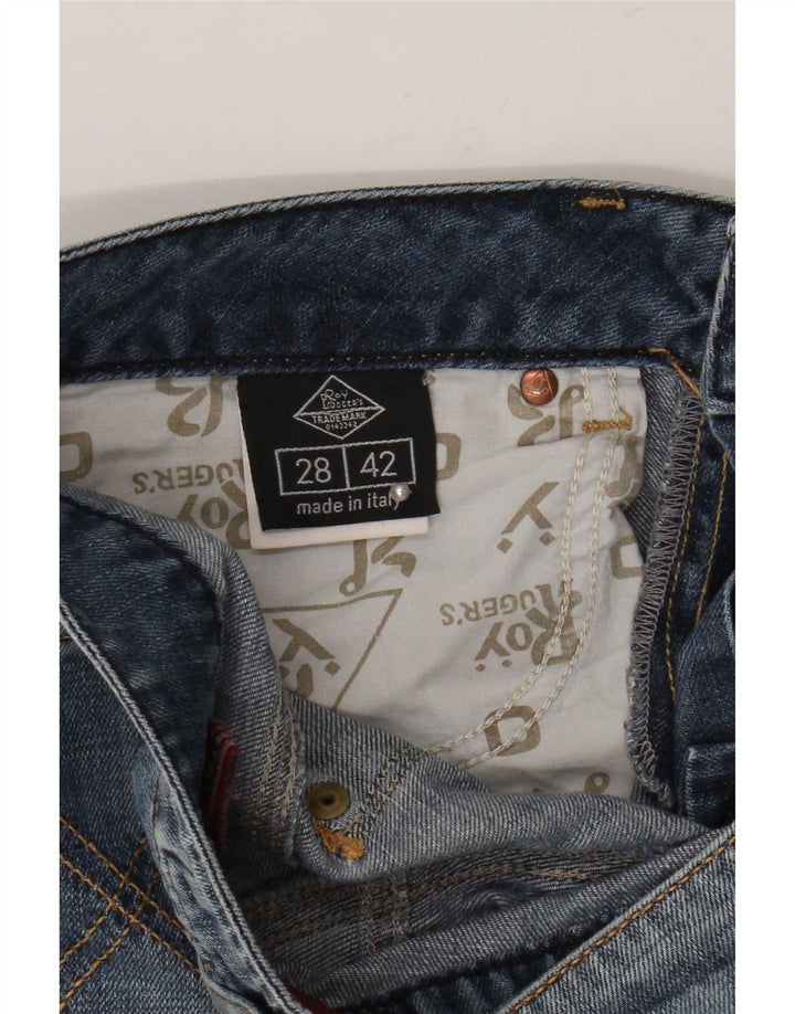Blugi drepti pentru femei Roy Rogers W28 L33 Bumbac albastru