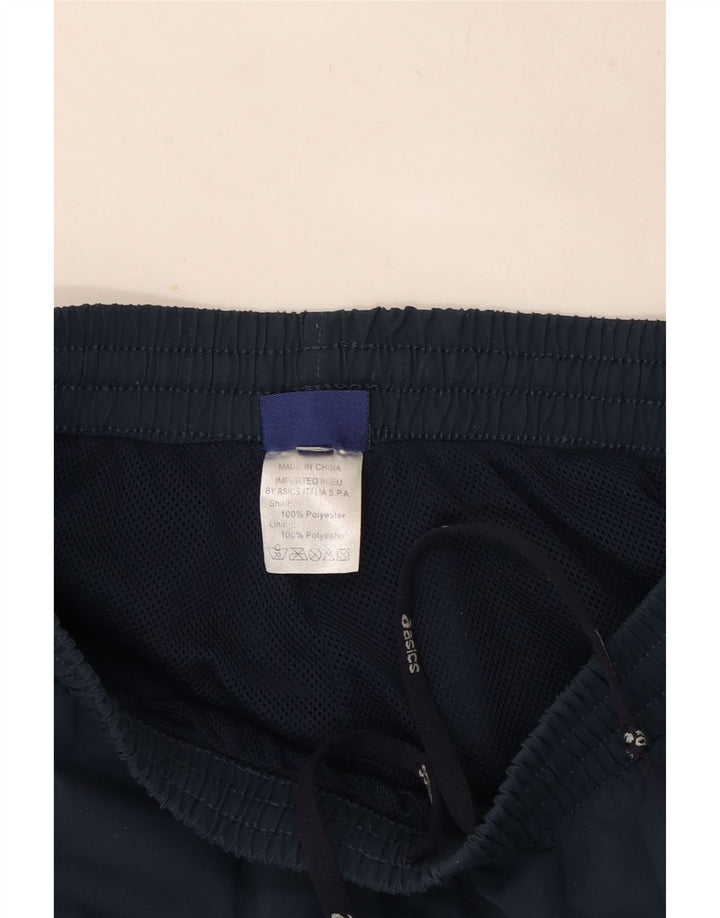 Pantaloni de trening Asics pentru bărbați, poliester, albastru mic