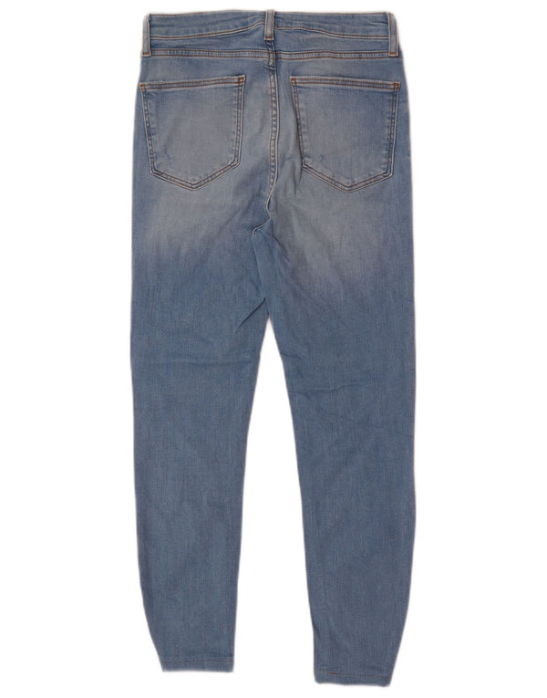 Zara Womens Distressed Skinny Jeans EU 36 XS W26 L24 Blue